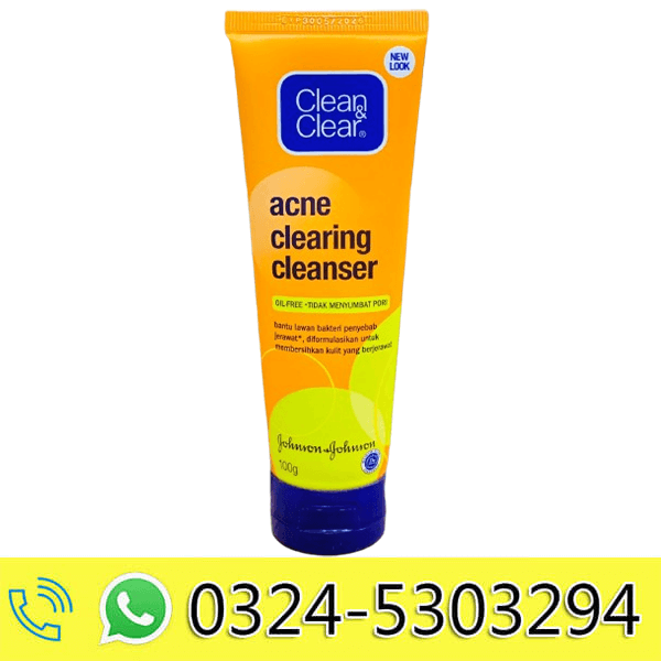 Clean & clear acne clearing cleanser for oily skin