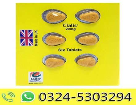 Cialis 20mg 6 Tablets Pack