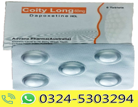 Coity Long Dapoxetine Tablets in Pakistan