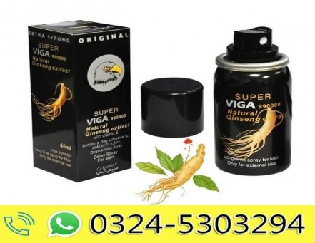 Super Viga 990000 Delay Spray with Natural Ginseng Extract in Pakistan